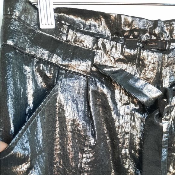 BCBGMAXAZRIA Metallic Fiona Pants - Picture 7 of 7